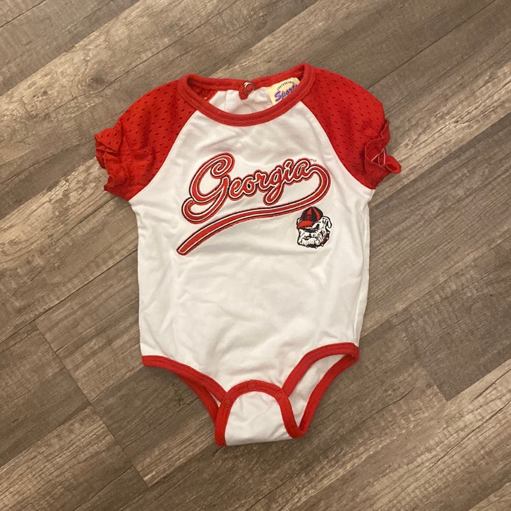 Infants Georgia bulldog outfit